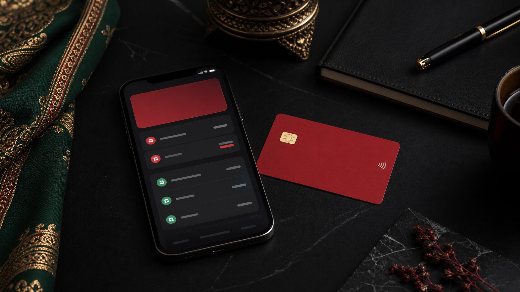 Red card fee checklist with PKR and USDT notes for Pakistan users